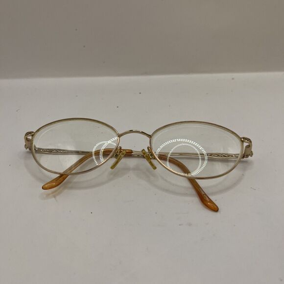 Elizabeth Arden Eyeglasses EA668 2 Gold Designer Frames Only 53-18-135 - Picture 2 of 6